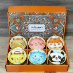 Set 6 chén 4D- hình thú (Kiện 14x3 bộ)(Hàng nguyên kiện)