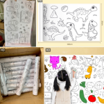 Bộ tranh tô màu dán tường Tmark (Kiện 264 bộ)