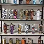 Ly Thái Tay Cầm Hoa Văn Tinh Tế Tmark - 1200ml (Kiện 20 cái)