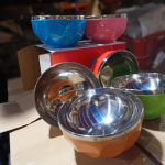 Hộp 6 chén inox cách nhiệt- Happy (kiện 60 hộp)