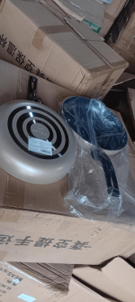 Chảo bằng thép không gỉ không sử dụng điện, dùng trong nhà bếp, kt (24*6)cm +/-10%.NSX:Yongkang jushihui daily necessities firm.Mới 100%