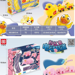 Đồ Chơi Vịt Chạy Đường Ray Xe Lửa Vui Nhộn Tmark