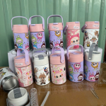 Bình giữ nhiệt Labubu có quai xách tiện lợi Tmark (Kiện 50 cái)