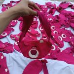 Túi bao tử gấu dâu losto dễ thương Tmark