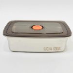 Hộp đựng thức ăn inox 304 cao cấp 1200ml có nắp đậy Tmark (Kiện 300 cái)