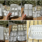 Hộp bảo quản đồ ăn có khay trong tủ lạnh Tmark (Kiện 48 cái)