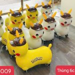 Xe chòi chân 4 bánh có nhạc mẫu Pikachu (1 - 3 tuổi) Tmark