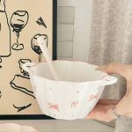 Bát sứ kèm thìa hình nơ size 6.5 (Kiện 80 bộ)