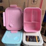 Hộp đựng cơm 3 ngăn bằng nhựa (kiện 100 cái)