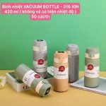 Bình giữ nhiệt vaccum bottle 316 xịn- 420ml (Kiện 50 cái)