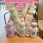 Bình giữ nhiệt nắp đầu thú xịn inox 316- 500ml (Kiện 50 cái)