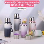Bình giữ nhiệt loang màu inox 316 700ml Tmark (Kiện 50 cái)