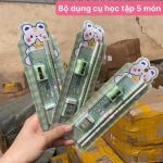 Bộ dụng cụ học tập 5 món (Kiện 600 bộ)