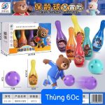 Đồ chơi - Hộp bowling gấu (Kiện 60 cái)