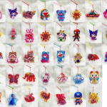 Lồng đèn mini 2 mảnh có đèn led ( Kiện 200 cái)