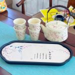 Set bộ ấm chén đế dài ( Kiện 24 bộ)