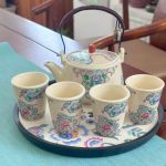 Set bộ ấm chén đế tròn ( Kiện 24 bộ)