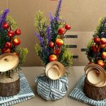 Cây thông trưng bày noel gỗ