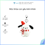 Móc khóa con gấu kèm khăn (kiện 240 cái- lốc 24c)