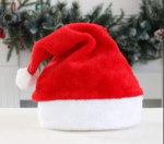 Nón ông già noel trơn có lông dễ thương ( kiện 100 cái ) - Ảnh 2