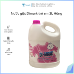 Nước giặt Dimark trẻ em 3L Hồng (Kiện 4 can)