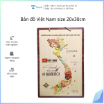 Bản đồ Việt Nam size 20x30cm (Kiện 200 cái)