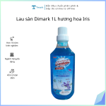 Lau sàn Dimark 1L hương hoa Iris (Kiện 12 chai)