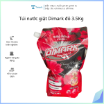 Túi nước giặt Dimark đỏ 3.5Kg cao cấp (Kiện 4 túi)