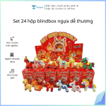 Set 24 hộp blindbox ngựa dễ thương nhiều màu ( kiện 2 set )