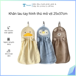 Khăn lau tay hình thú mỏ vịt 25x37cm (Kiện 2000 cái)
