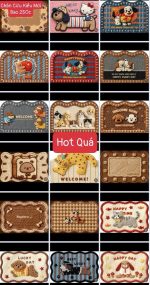 Thảm dậm chân lông thú (Kiện 100 cái) - Ảnh 2