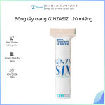 Bông tẩy trang GINZASIZ 120 miếng 100% cotton ( kiện 100 gói )