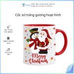 Cốc sứ họa tiết giáng sinh Noel kèm hộp (Kiện 100 cái)