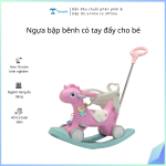 Đồ chơi trẻ em: bập bênh ngựa bằng nhựa, ký hiệu NRR-NBB 03