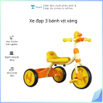 Xe đạp 3 bánh vịt vàng ( Kiện 10 chiếc) ( hàng nguyên kiện)
