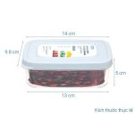 Hộp thực phẩm chữ nhật Hokkaido 500ml (Kiện 48 cái) - Ảnh 2