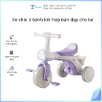 Xe chòi 3 bánh kết hợp bàn đạp cho bé (kiện 9 cái)
