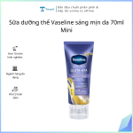 Sữa dưỡng thể Vaseline Sáng mịn da 70ml mini