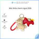 Móc khóa charm ngựa 2026 (Kiện 342)