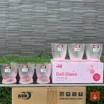Inochi - Bộ 6 cốc thủy tinh Sakura 280ml (Kiện 8 bộ) - Ảnh 2