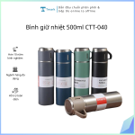 Bình giữ nhiệt 500ml CTT-040 (Kiện 50 cái)