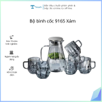 Bộ bình cốc 9165 xám ( Kiện 10 bộ) ( đi từ 5 kiện)