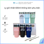 Ly giữ nhiệt 600ml không kèm phụ kiện (Kiện 50 cái)