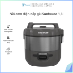 Nồi cơm điện nắp gài Sunhouse 1,8l