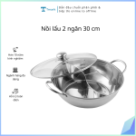 Nồi lẩu 2 ngăn 30 cm ( Kiện 30)