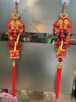 Set 2 dây treo trang trí tết hình cá (Kiện 100 set) - Ảnh 2