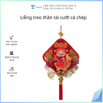 Liễng treo thần tài cưỡi cá chép (Kiện 100 cái)