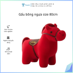 Gấu bông ngựa Phải Lòng size 80 cm (Kiện 50 con)