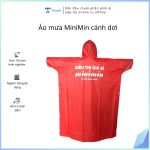Áo mưa MiniMin cánh dơi Tmark (Kiện 100 cái)