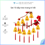 Set 10 dây treo trang trí tết (Kiện 200 dây)